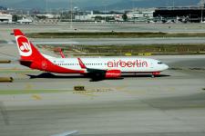 Air Berlin 737 At Barcelona