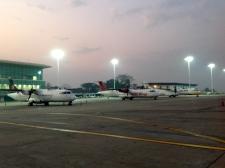 ATR-72 Aircraft In A Row