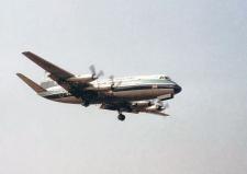 B.M.A. Viscount landing At LBA