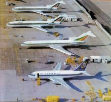 Boeing Flight Line At Seattle, 1976