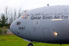 Qatar Emiri C17 Preparing To Leave Warton