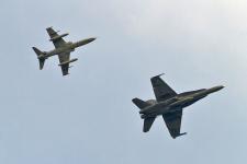 Rmaf F/A 18D and Hawk 108.