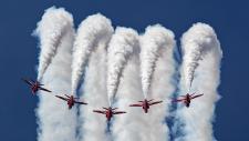 Red Arrows At Riat 2012