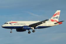 British Airways A319-131, G-EUOB