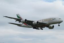 Emirates Airbus A380-861 # A6 EDN.