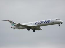 Adria CRJ-900ER # S5-AAL @ Manchester 03/09/2011.