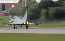 RSAF Eurofighter Typhoon # ZK399 @ BAe Warton 03/10/2014.