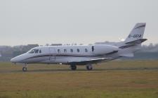 Citation C560XLS # G-DEIA @ Blackpool 03/12/2013.