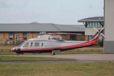 Sikorsky S-76C++ # G-PACO @ Blackpool 07/02/2014.