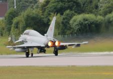 Eurofighter Typhoon T3 # ZK303 @ Warton 08/07/2014.