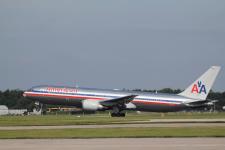 AA B767-323ER # N349AN @ MAN 09/08/2012.