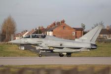 Eurofighter Typhoon # ZJ699 @ Warton 10/02/2014.