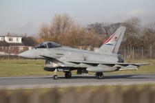 Eurofighter Typhoon # ZJ938 @ Warton 10/02/2014.