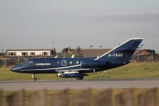 Falcon 20DC # G-FRAH @ Warton 10/02/2014.