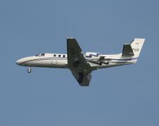 Cessna Citation C550 # G-SPUR @ Clifton 10/09/2014.