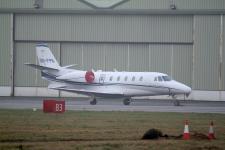 Cessna Citation C560XL # OO-FPA @ Blackpool 11/01/2013.