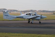 Diamond DA42 Twin Star # N469WW @ Blackpool 12/02/2016