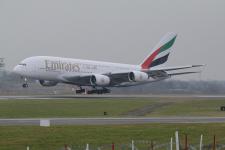 Emirates A380-861 # A6-EEE @ Manchester 12/02/2013.