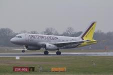 Germanwings A319-132 # D-AGWJ @ Manchester 12/02/2013.