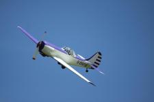 Yakovlev Yak-50 # G-BWFM @ Warton 12/07/2012.