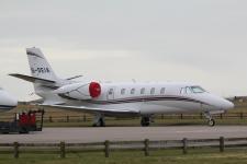 Cessna Citation 560XLS # G-DEIA @ Blackpool 14/03/2013.