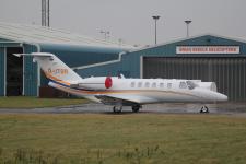 Cessna Citation C525 CJ2+ # D-ITOR @ Blackpool 17/02/2014.