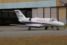 Cessna Citation C525A CJ2+ # OE-FOA @ Blackpool 17/06/2013.