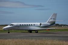 Cessna C680 # OK-EMA @ Blackpool 17/06/2014.