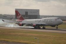 Virgin B747-41R # G-VROC @ LHR 18/08/2013.