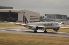 Qatar B787-8 Dreamliner # A7-BCL @ LHR 18/08/2013.