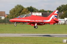 Red Arrows Hawk # XX232 @ BAe Warton 19/09/2015.