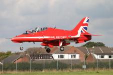 Red Arrows Hawk # XX325 @ BAe Warton 19/09/2015.