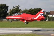 Red Arrows Hawk # XX177 @ BAe Warton 19/09/2015.