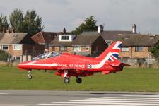 Red Arrows Hawk # XX322 @ BAe Warton 19/09/2015.