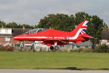 Red Arrows Hawk # XX311 @ BAe Warton 19/09/2015.