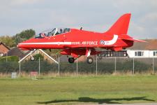 Red Arrows Hawk # XX278 @ BAe Warton 19/09/2015.