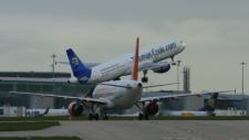 G-OMYJ and G-EZTE @ Manchester 05/05/2012