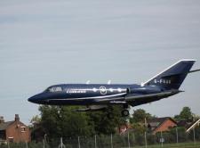 Falcon 20DC # G-FRAK @ Warton 26/07/2011.