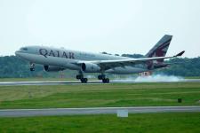 Qatar A330-202 # A7-ACJ @ Manchester 26/07/2012.