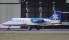 Learjet 36A @ Blackpool 28/01/2013.