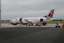 Saab SF-340B # ES-NSD @ Carlisle 22/07/2019