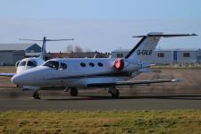 # G-GILB Citation Mustang 510 @ Blackpool 21/02/2018.