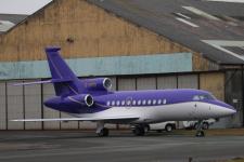 Falcon 900EX # G-SIRO @ Blackpool 05/03/2018.