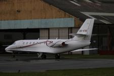 Citation Sovereign # OO-KIN @ Blackpool 10/11/2017