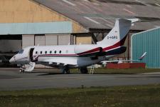 Embraer Legacy 500 # G-HARG @ Blackpool 25/04/2016.