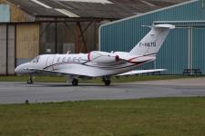 Cessna Citation CJ4 # F-HATG @ Blackpool 17/03/2017.