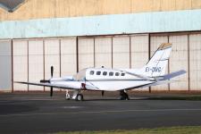 Cessna 441 # EI-DMG @ Blackpool 25/01/2018.