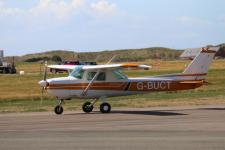 Cessna 150L # G-BUCT @ Blackpool 09/08/2018.