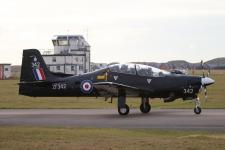 Tucano # ZF342 @ Blackpool 05/02/2018.