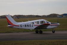 Piper # G-BNOJ @ Blackpool 05/02/2018.